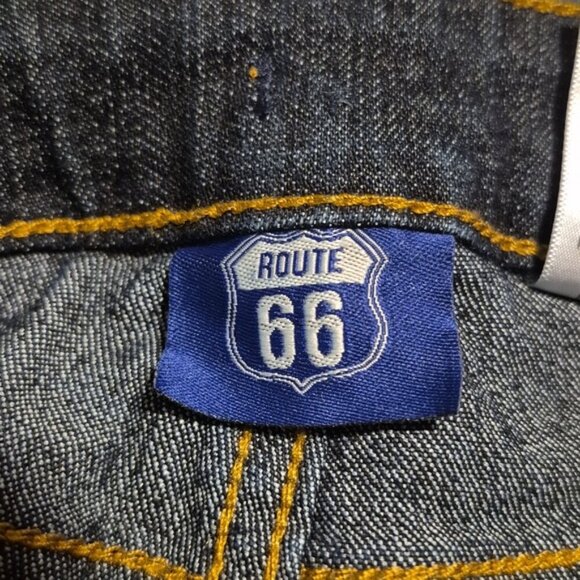 Route 66 girls size 6 dark wash blue jeans, adjustable waist  EUC - Picture 5 of 7